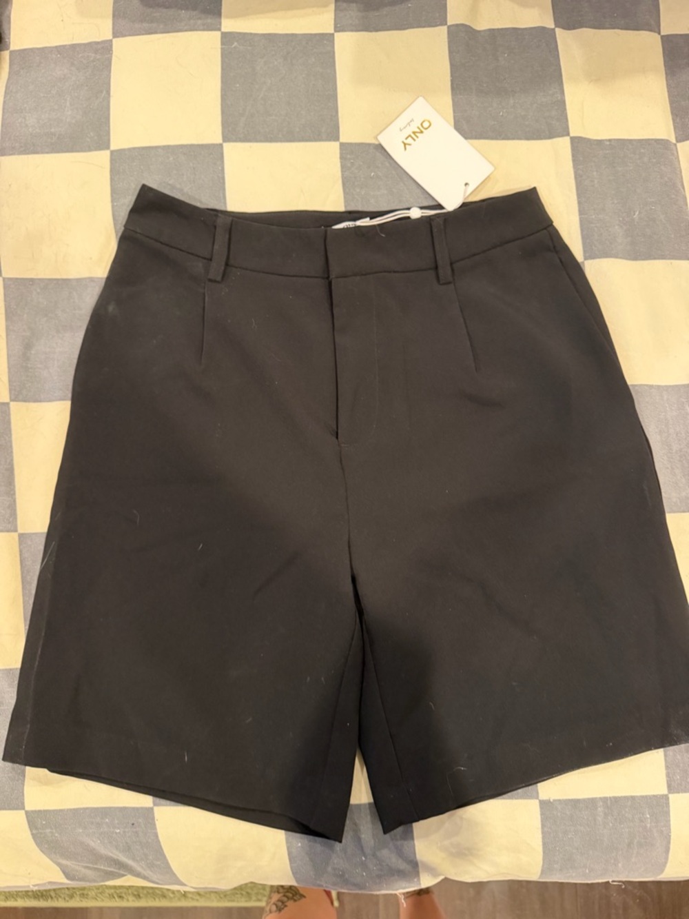 Black Tailored Shorts